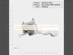 Alta calidad de aleación de aluminio piezas de coches de fundición de piezas nuevas de dirección automática piezas de metal de la hoja de fundición de piezas de fundición