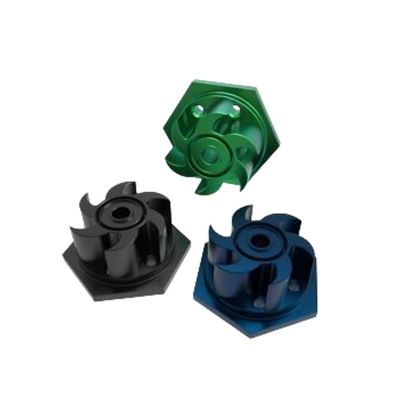 Partes mecanizadas CNC de aluminio de precisión Anodizando máquinas de torno CNC