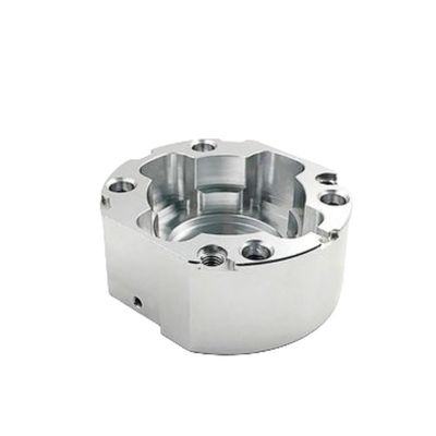 Piezas industriales CNC personalizadas Casas de conversión de metal de plata Partes de mecanizado