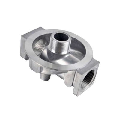 Piezas industriales CNC personalizadas Casas de conversión de metal de plata Partes de mecanizado
