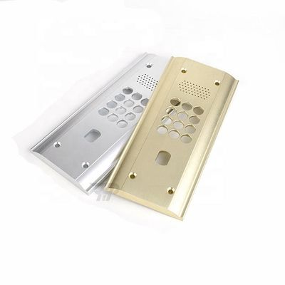 Panel frontal de aluminio anodizado personalizado excelente resistencia al impacto