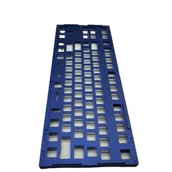 Mecanizado de aluminio CNC Panel frontal anodizado para uso industrial