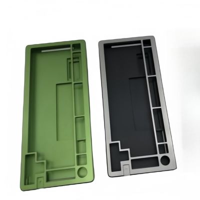 Mecanizado de aluminio CNC Panel frontal anodizado para uso industrial