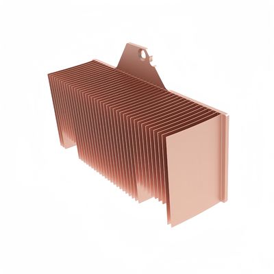 0.5mm Dispositivo de calefacción de aleta esquivada con chapa para el tubo de aleta del intercambiador de calor