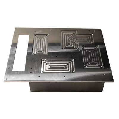 OEM Servicio de procesamiento CNC de material de aluminio con disipador de calor de aleta esquivada