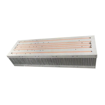 Proceso de deslizamiento del disipador de calor de montaje de tornillo para el intercambiador de calor tipo aleta