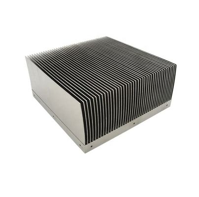 Fabricación de sumideros de calor de aleta esquiva industrial Alta conductividad térmica CE