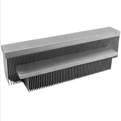 Fabricación de sumideros de calor de aleta esquiva industrial Alta conductividad térmica CE