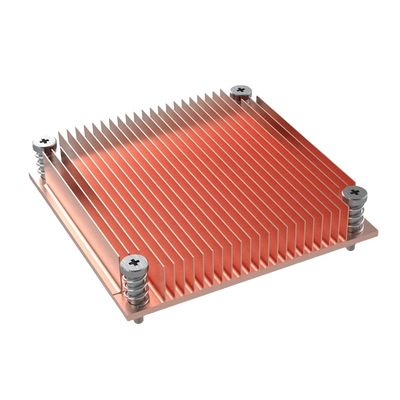 Montura de tornillo del fregadero de calor con aleta esquiable electrónica Precisión del fregadero de calor personalizada
