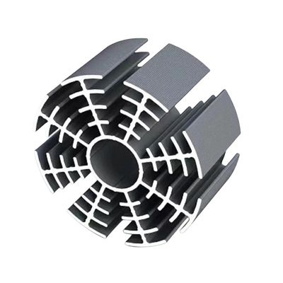 Profile de extrusión del disipador de calor de aluminio de plata