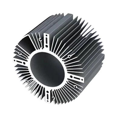 Profile de extrusión del disipador de calor de aluminio de plata
