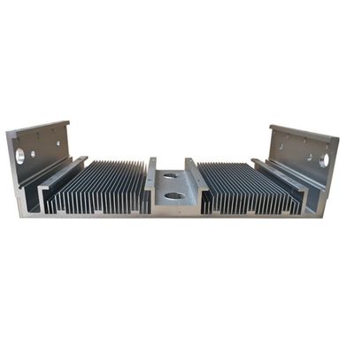 Sínk de calor de extrusión de aluminio versátil Sínk de calor de plata personalizado