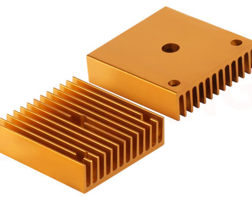 Discos de calor anodizados CNC mecanizados personalizados para mejorar la eficiencia de refrigeración