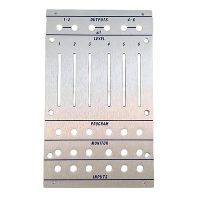 Panel frontal de aluminio cepillado compuesto con buena resistencia al calor