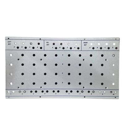 Panel frontal de aluminio cepillado compuesto con buena resistencia al calor