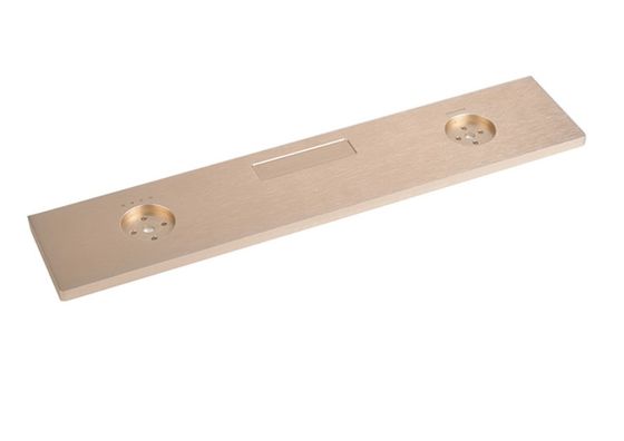 Resistencia al impacto rectangular del panel frontal de aluminio anodizante