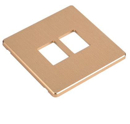 Resistencia al impacto rectangular del panel frontal de aluminio anodizante
