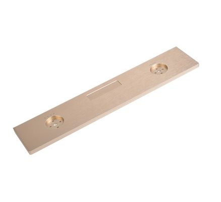 Resistencia al impacto rectangular del panel frontal de aluminio anodizante