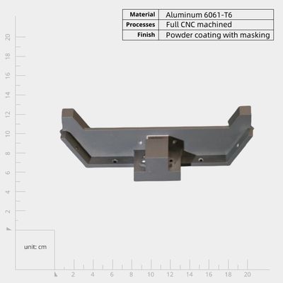Partes mecanizadas CNC de forma personalizada con recubrimiento en polvo de anodizado, pulido y chapeado