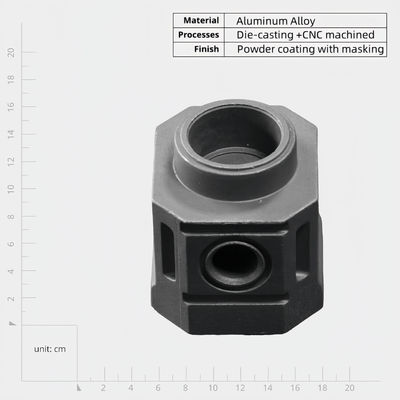 Componentes de comunicaciones para automóviles de fundición a presión de aluminio versátil