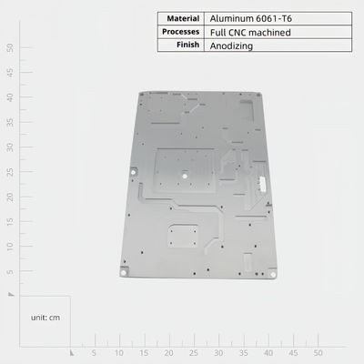 Panel frontal de aluminio de protección de ingeniería de precisión para aplicaciones industriales