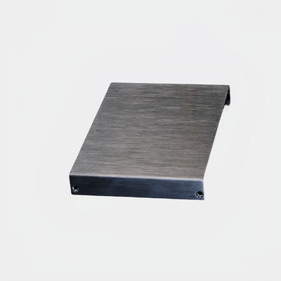 Peso ligero Durabilidad Cnc Parts de aluminio fresado Panel frontal para electrónica