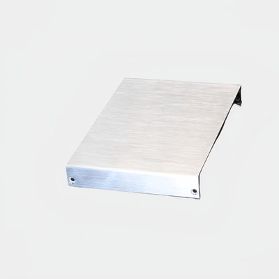 Peso ligero Durabilidad Cnc Parts de aluminio fresado Panel frontal para electrónica