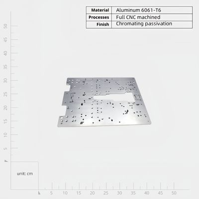 Panel decorativo de aluminio anodizado de precisión