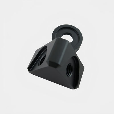 Partes de mecanizado CNC con superficie de recubrimiento en polvo de anodizado, pulido y chapeado