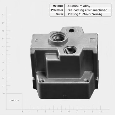 Partes automáticas de fundición a presión de aluminio personalizado Alta eficiencia de producción y fuerte resistencia a la corrosión