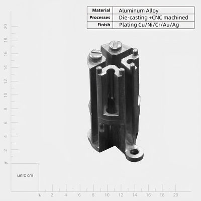 Servicio de fundición de inversión de metal personalizado de alta precisión Partes de fundición a presión de aluminio personalizado para electrónica automotriz