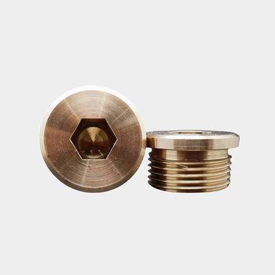 OEM Custom No estándares de cobre parafusos enchufes tuerca CNC girar torno de precisión de mecanizado de piezas de servicio