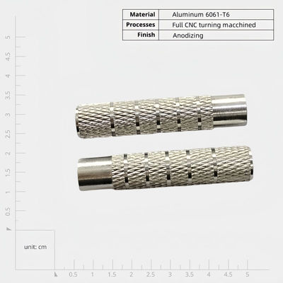 Manos y botones de aleación de aluminio con agujero ciego
