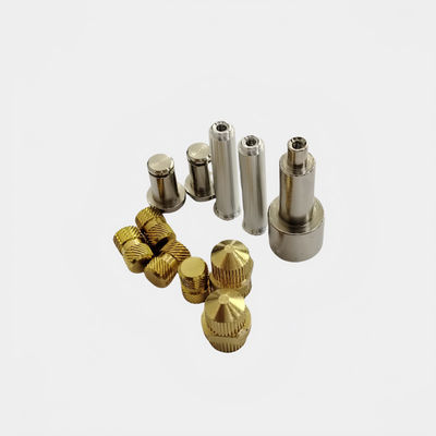 Las piezas de torneado de la máquina CNC manijas y perillas de satén y acabado de níquel de nueces de satén