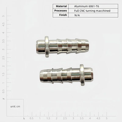 Servicios de micro mecanizado de OEM Rivets de aluminio de acero inoxidable de plata mecanizada por CNC