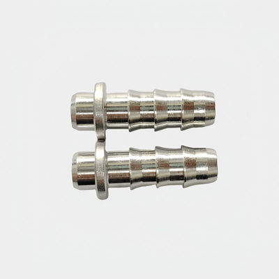 Servicios de micro mecanizado de OEM Rivets de aluminio de acero inoxidable de plata mecanizada por CNC