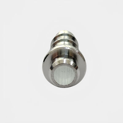 Servicios de micro mecanizado de OEM Rivets de aluminio de acero inoxidable de plata mecanizada por CNC