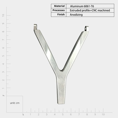 Mecanizado CNC de piezas estructurales de aluminio y prototipos de aluminio