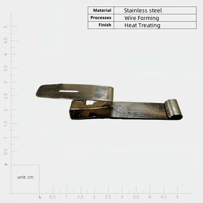 Copper Brass Stainles Steel Small Metal Flat Spring Clips Hecho a medida con láminas de metal de precisión