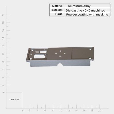 Confección de piezas de aleación de aluminio para paneles de equipo electrónico