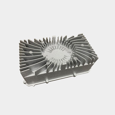 Procesamiento personalizado Partes de la carcasa del radiador de aleación de aluminio fundición a alta presión para disipación de calor