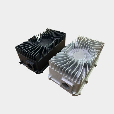 Procesamiento personalizado Partes de la carcasa del radiador de aleación de aluminio fundición a alta presión para disipación de calor