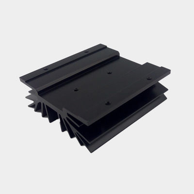 El lavavajillas de aluminio de extrusión de la serie 6000, el radiador de aluminio anodizante negro