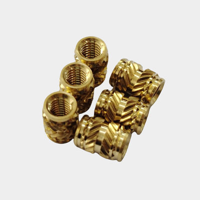 M2 M3 M4 M5 M6 M8 Nucleo de inserción roscado de latón Nucleo de inserción roscado para torsión CNC