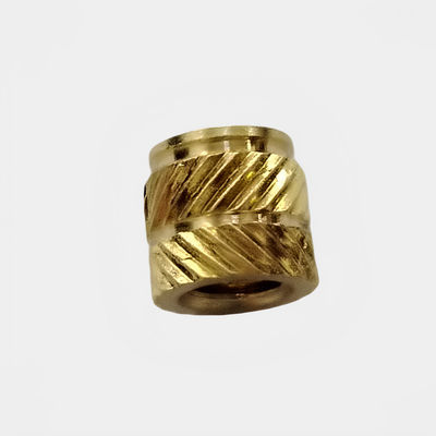 Piezas de torneado de cobre CNC de precisión personalizadas con diseño y muestras grabadas