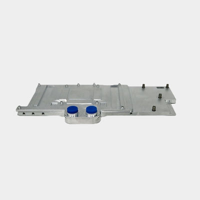 Sink de calor de placa fría de aluminio con disipación de calor de conducción y opciones de montaje
