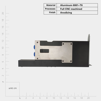 Placa de refrigeración de agua de personalización para el servidor de Ai GPU Método de disipación de calor de conducción