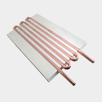 Conductividad térmica refrigeración de placas de metal frío Sink de calor con sistema de enfriamiento de líquido