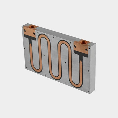 Conductividad térmica refrigeración de placas de metal frío Sink de calor con sistema de enfriamiento de líquido