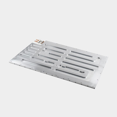 Diseno térmico de placa fría de aluminio con alta conductividad térmica y velocidad de flujo